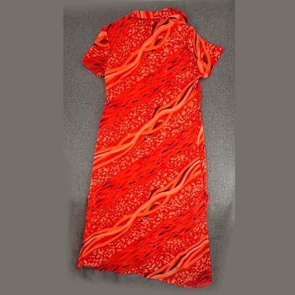 Mint Julep Button Down Dress‎ Slip Removable Dress Underneath 1X Polyester - Picture 11 of 15